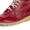 Kick Hi Leder für Erwachsene, Damen, Rot