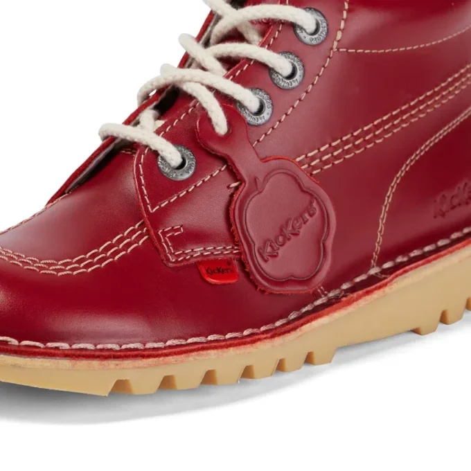 Kick Hi Leder für Erwachsene, Damen, Rot