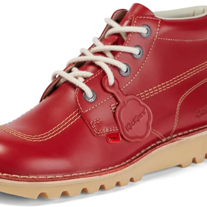 Kick Hi Leder Rot für Herren