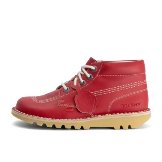 Kick Hi Lederalternative für Erwachsene, Unisex, Rot