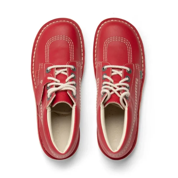 Kick Hi Lederalternative für Erwachsene, Unisex, Rot