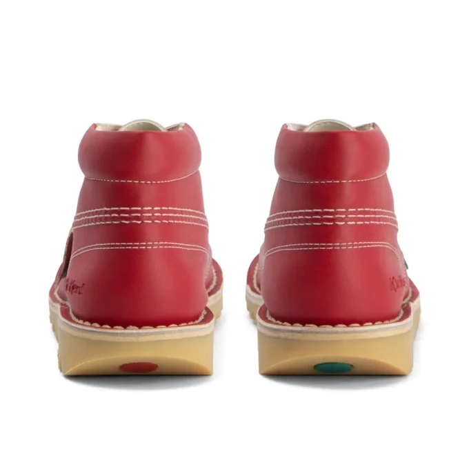 Kick Hi Lederalternative für Erwachsene, Unisex, Rot