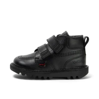 Kick Hi Roll Leder Schwarz für kleine Jungen