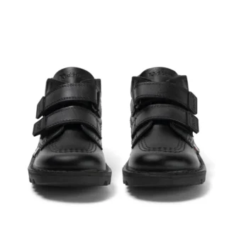 Kick Hi Roll Leder Schwarz für kleine Jungen