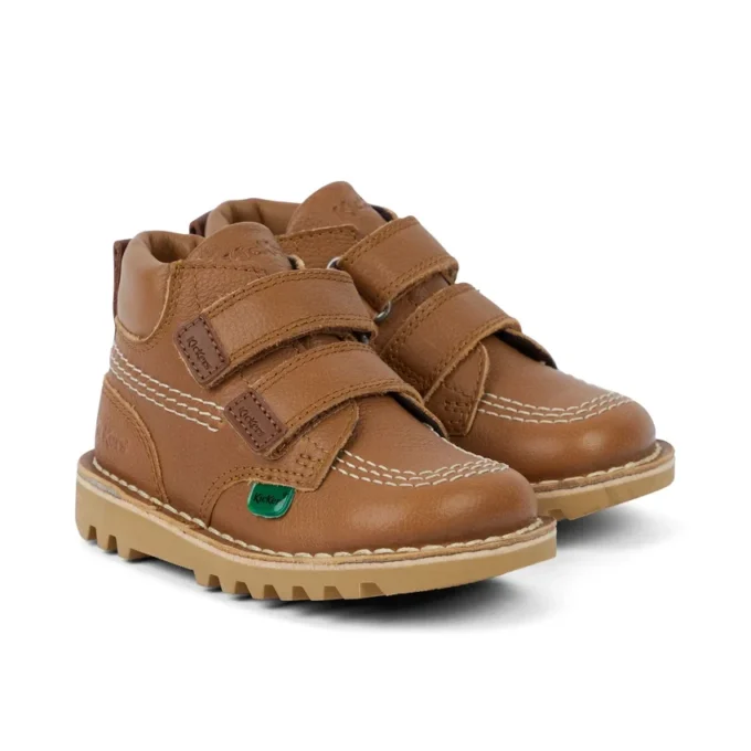 Kick Hi Roll Unisex für Kleinkinder, Leder, hellbraun Kick Hi Roll Unisex für Kleinkinder, Leder, hellbraun