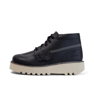 Kick Hi Stack Leder Alternative Schwarz für Erwachsene (Unisex)