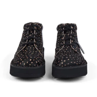Kick Hi Stack Spot Leder Schwarz für Erwachsene (Unisex)