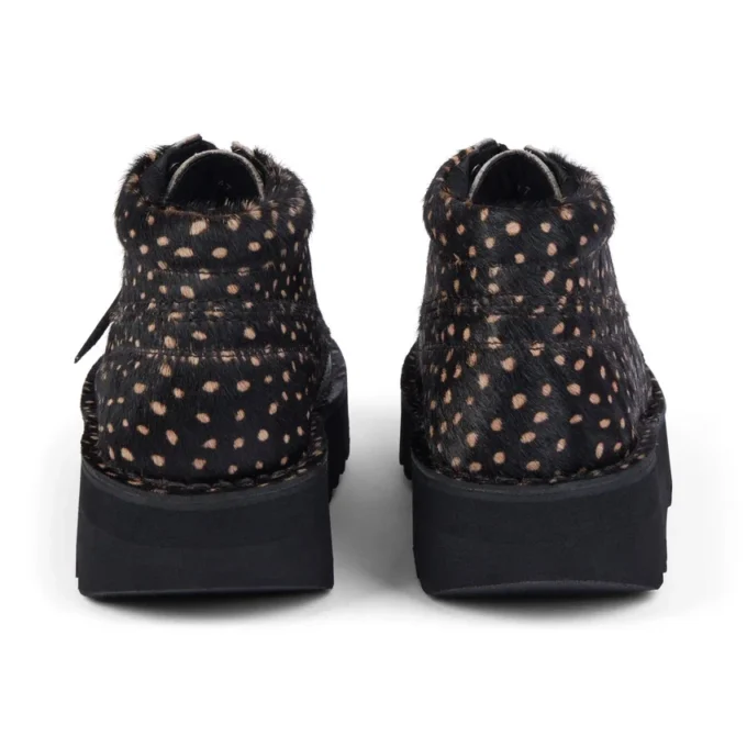 Kick Hi Stack Spot Leder Schwarz für Erwachsene (Unisex)