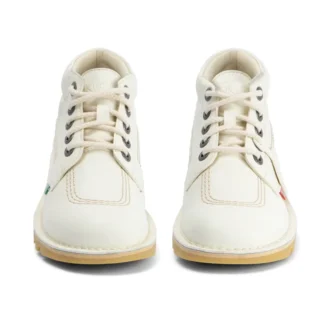 Kick Hi Unisex für Erwachsene, Lederalternative, Weiß