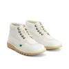 Kick Hi Unisex für Erwachsene, Lederalternative, Weiß