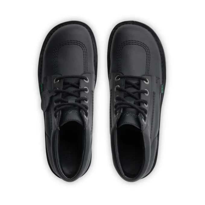 Kick Hi Unisex für Erwachsene, Lederimitat, Schwarz