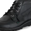 Kick Hi Unisex für Erwachsene, Lederimitat, Schwarz