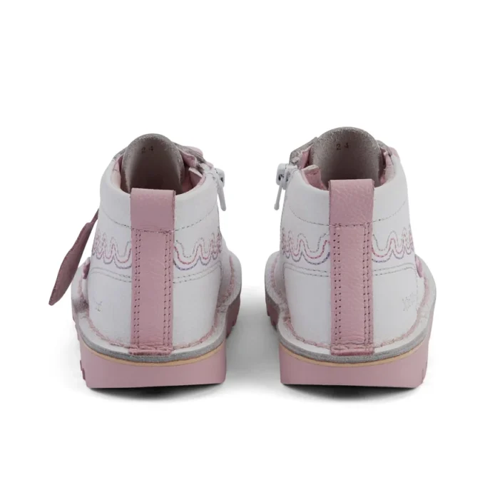 Kick Hi Wave Leder Weiß für Mädchen