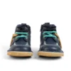 Kick Hi ZigZag Stiefel für Jungen im Kleinkindalter, Leder, Marineblau