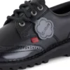 Kick Lo Brogue Leder Schwarz für Erwachsene