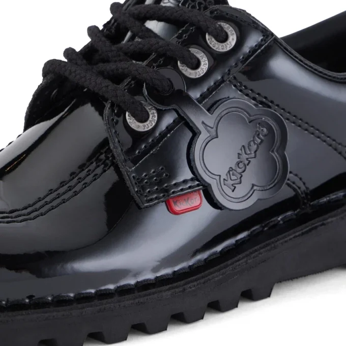 Kick Lo für Erwachsene, Damen, Lackleder, Schwarz
