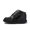 Kick Mid Scuff Leder für Jungen, schwarz