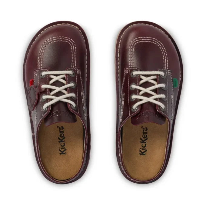 Kick Mule für Erwachsene, Unisex, Dunkelrot