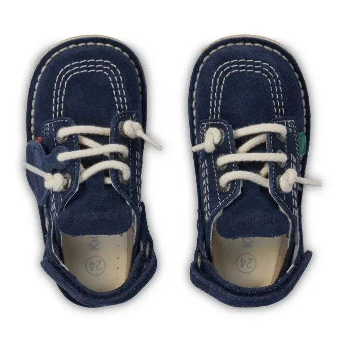 Kick Mule für Kleinkinder, Unisex, Wildleder, Marineblau