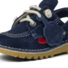 Kick Mule für Kleinkinder, Unisex, Wildleder, Marineblau