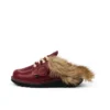 Kick Mule Fur Mains Red für Erwachsene, Unisex Kick Mule Fur Mains Red für Erwachsene, Unisex