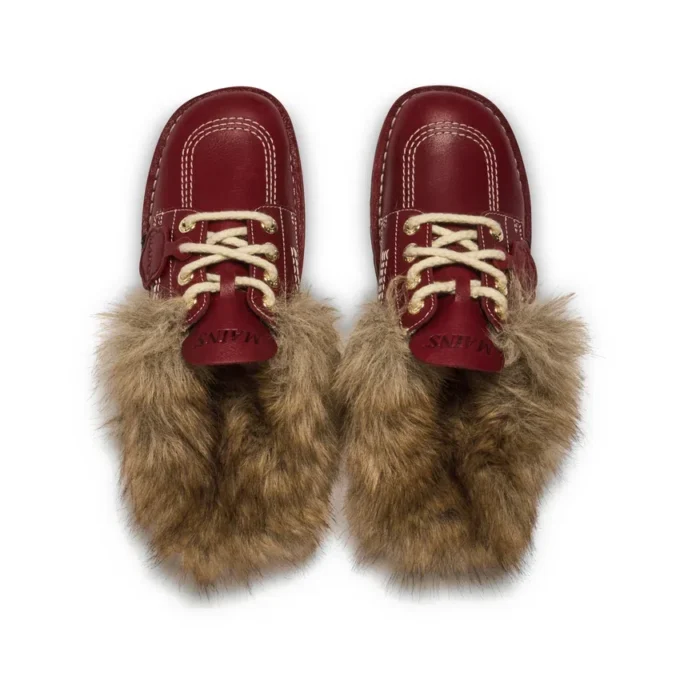 Kick Mule Fur Mains Red für Erwachsene, Unisex Kick Mule Fur Mains Red für Erwachsene, Unisex