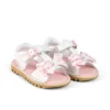 Kick Sandal für kleine Mädchen aus Leder, weiß