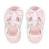 Kick Sandal für kleine Mädchen aus Leder, weiß