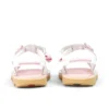 Kick Sandal für kleine Mädchen aus Leder, weiß