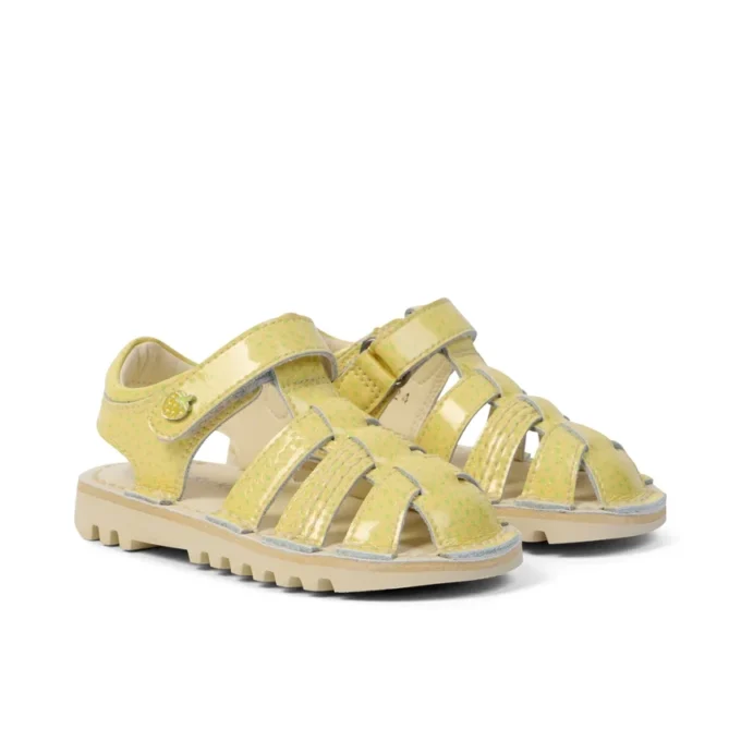Kick Sandals for Children, Unisex, Fruit, Hellgelb