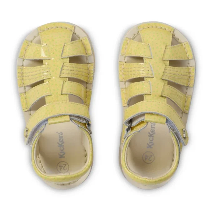 Kick Sandals for Children, Unisex, Fruit, Hellgelb