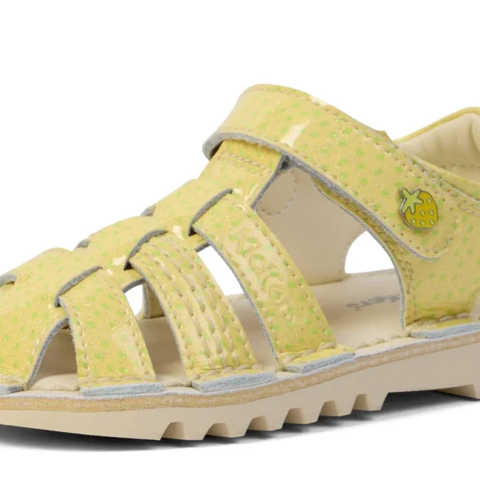 Kick Sandals for Children, Unisex, Fruit, Hellgelb