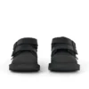 Kick Scuff Twin Leder Schwarz für kleine Jungen