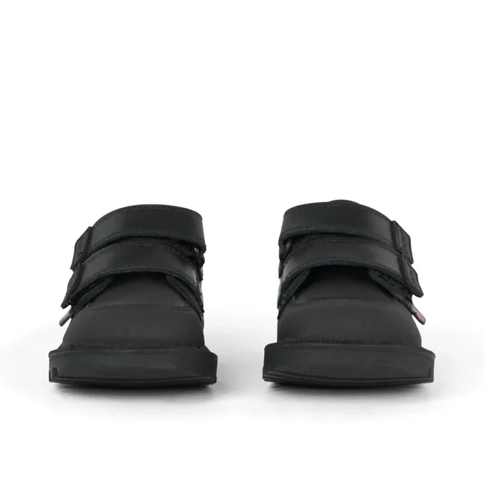 Kick Scuff Twin Leder Schwarz für kleine Jungen