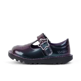 Kick T-Bar Galactic Lackleder für Mädchen, lila
