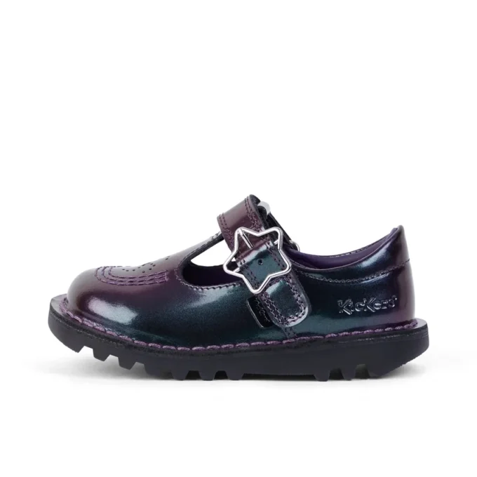 Kick T-Bar Galactic Lackleder für Mädchen, lila