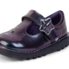 Kick T-Bar Galactic Lackleder für Mädchen, lila