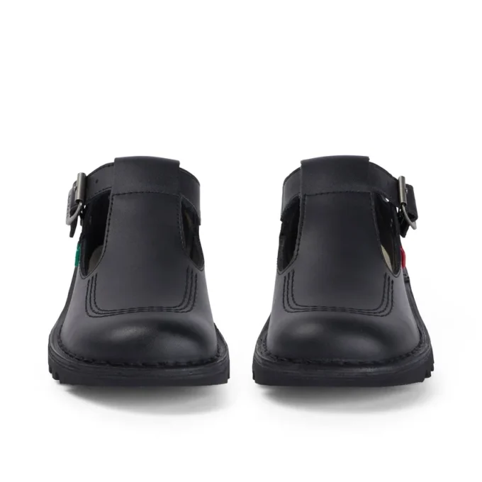 Kick T-Bar Leder Schwarz für Erwachsene (Damen)