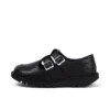 Kick T Double Leder Schwarz für Erwachsene