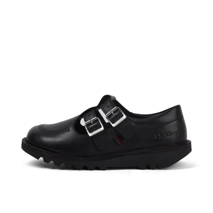Kick T Double Leder Schwarz für Erwachsene