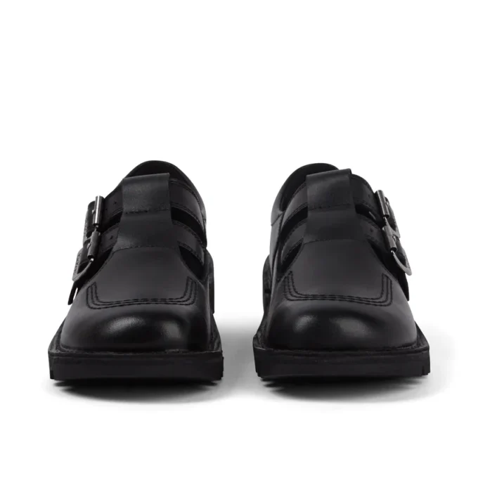 Kick T Double Leder Schwarz für Erwachsene