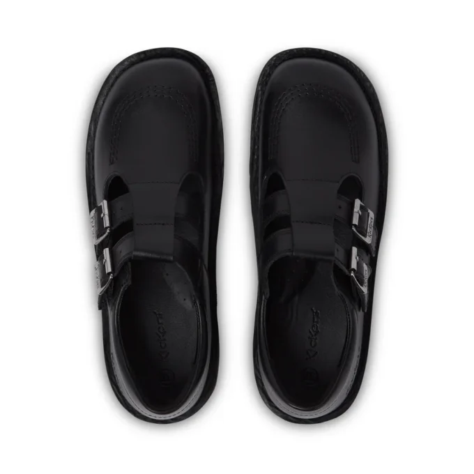 Kick T Double Leder Schwarz für Erwachsene
