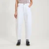 Kickers Classic Barrel Leg Jeans für Damen, Weiß Kickers Classic Barrel Leg Jeans für Damen, Weiß