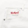 Kickers Classic Barrel Leg Jeans für Damen, Weiß Kickers Classic Barrel Leg Jeans für Damen, Weiß