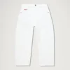 Kickers Classic Barrel Leg Jeans für Damen, Weiß Kickers Classic Barrel Leg Jeans für Damen, Weiß