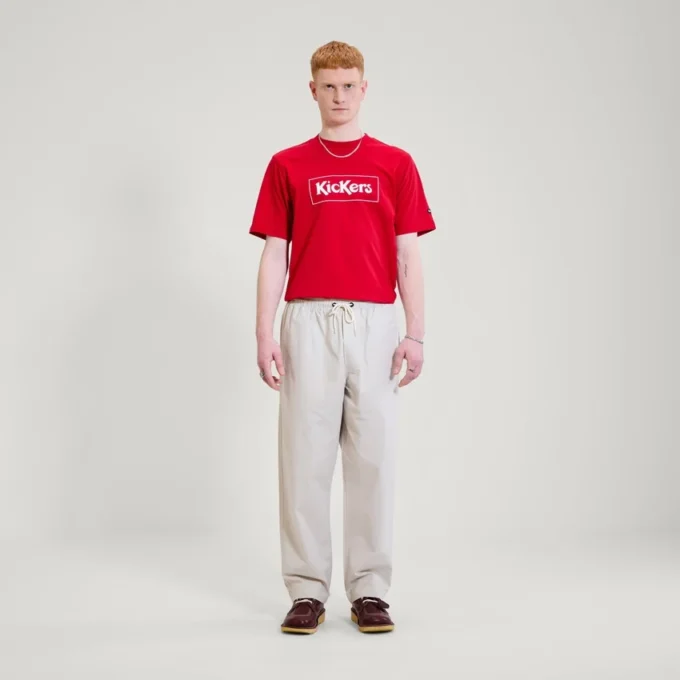 Kickers Classic Box T-Shirt für Herren in Rot Kickers Classic Box T-Shirt für Herren in Rot