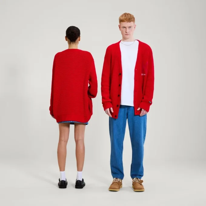 Kickers Classic Cardi für Erwachsene, Unisex, Rot Kickers Classic Cardi für Erwachsene, Unisex, Rot