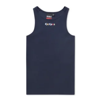 Kickers Classic geripptes Unterhemd für Damen, Navy