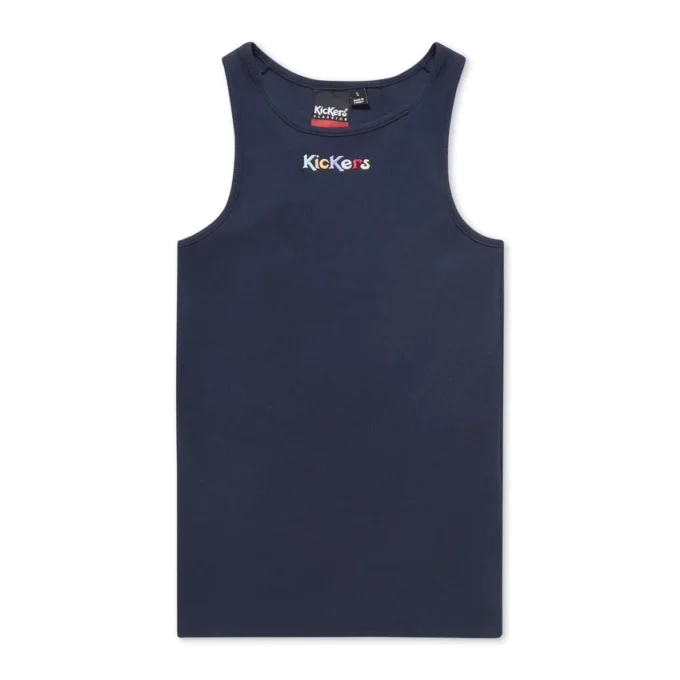 Kickers Classic geripptes Unterhemd für Damen, Navy Kickers Classic geripptes Unterhemd für Damen, Navy