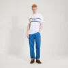 Kickers Classic Kurzarm-T-Shirt für Herren, Weiß Kickers Classic Kurzarm-T-Shirt für Herren, Weiß